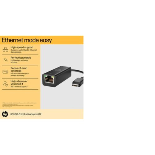 HP USB-C to RJ45 Adapter G2 - Image 4