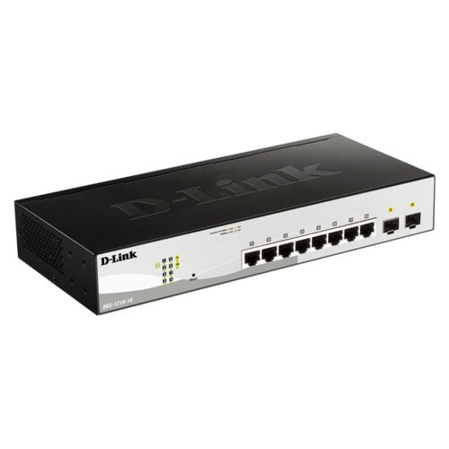 D-Link 10-Port Gigabit Smart Managed Switch with 2 SFP ports - Image 2