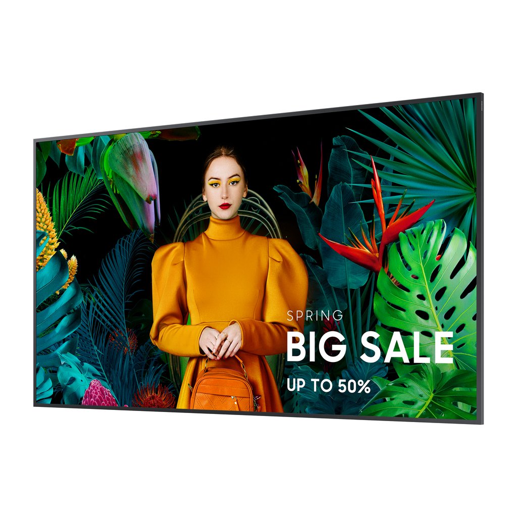 Samsung QH50C Digital signage flat panel 127 cm (50") LCD Wi-Fi 700 cd/m² 4K Ultra HD Black Built-in processor Tizen 24/7 - Image 2