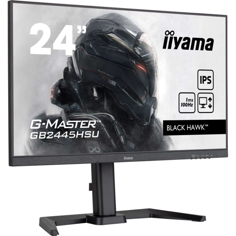 iiyama G-MASTER GB2445HSU-B2 computer monitor 60.5 cm (23.8") 1920 x 1080 pixels Full HD LED Black
