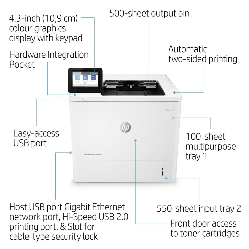 HP LaserJet Enterprise M611dn - Image 24