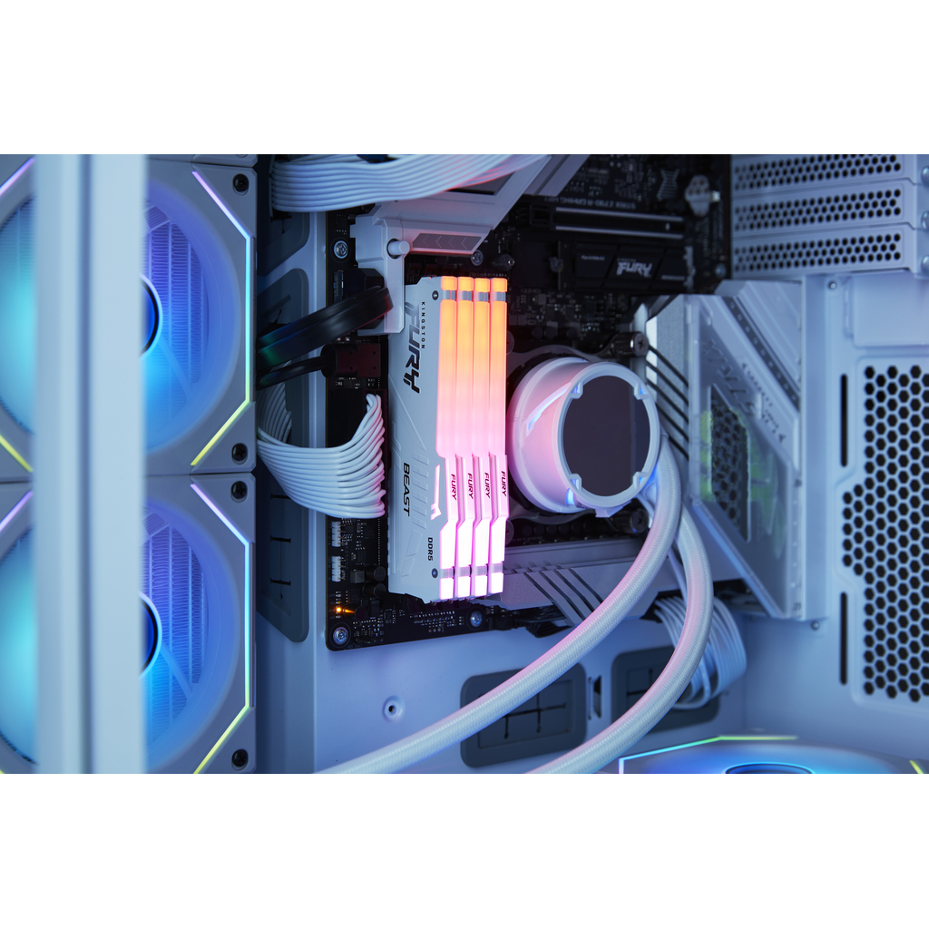 Kingston Technology FURY Beast 16GB 6400MT/s DDR5 CL32 DIMM White RGB EXPO - Image 6