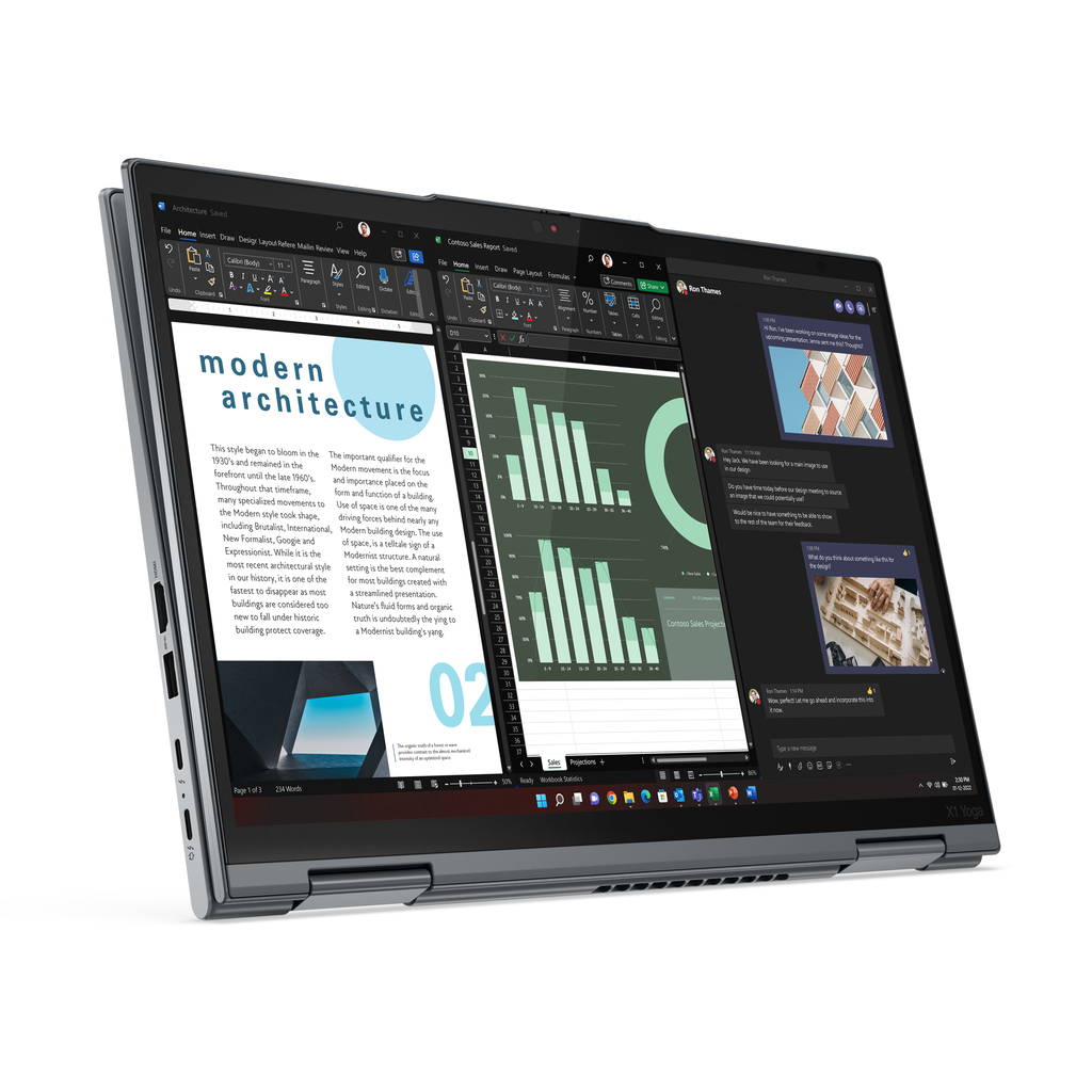 Lenovo ThinkPad X1 Yoga Gen 8 Intel® Core™ i7 i7-1355U Hybrid (2-in-1) 35.6 cm (14") Touchscreen WUXGA 16 GB LPDDR5- - Image 4