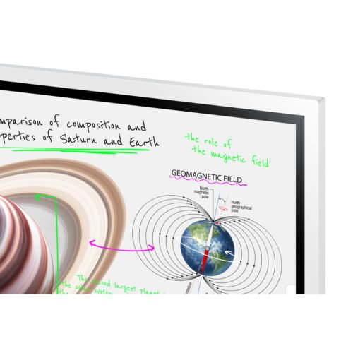 Samsung WM65B interactive whiteboard 165.1 cm (65") 3840 x 2160 pixels Touchscreen Grey, White - Image 35
