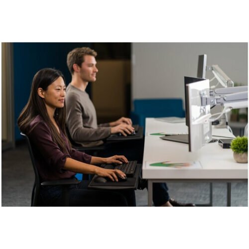 Kensington One-Touch Height Adjustable Dual Monitor Arm - Image 6