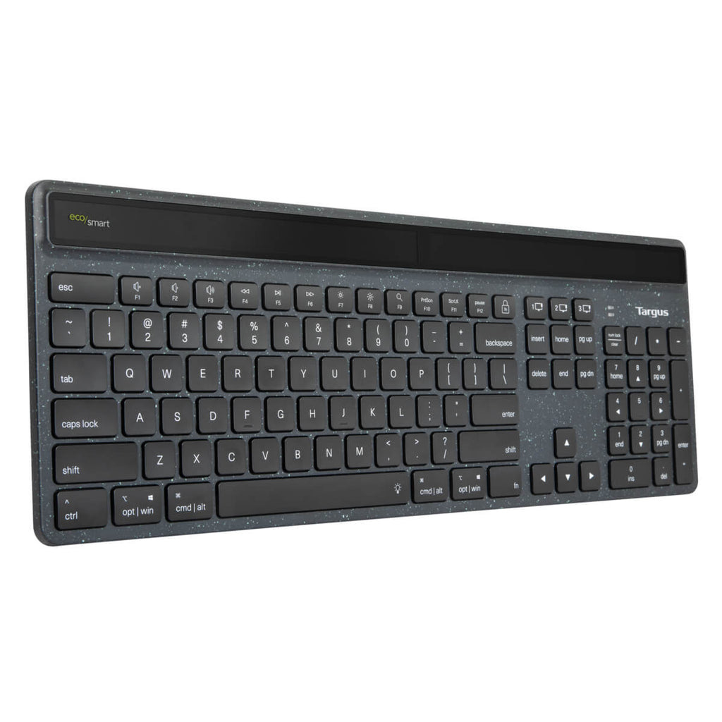 Targus Sustainable Energy Harvesting EcoSmart keyboard Universal Bluetooth AZERTY French Black - Image 4