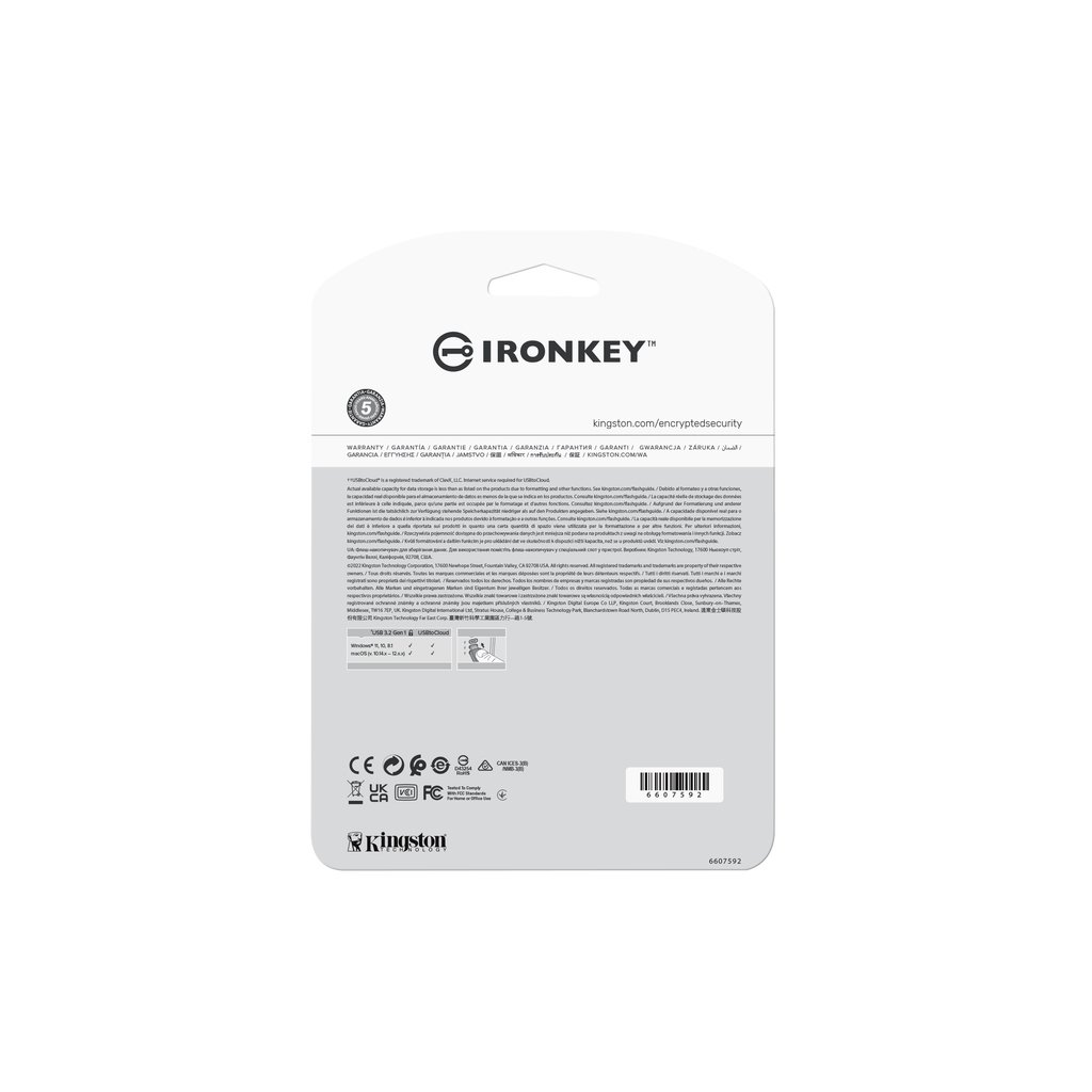 Kingston Technology IronKey 64GB IKLP50 AES USB, w/256bit Encryption - Image 4