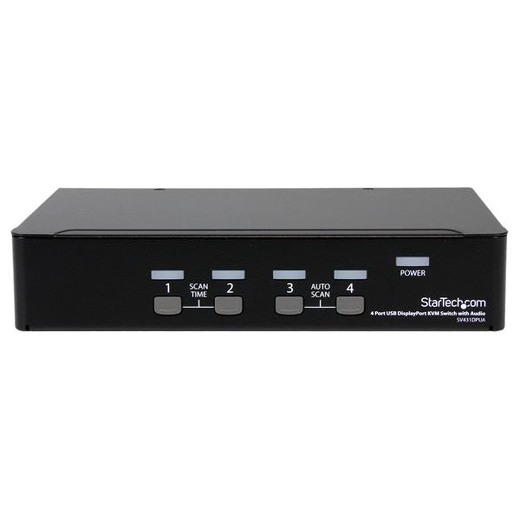 StarTech.com 4 Port USB DisplayPort KVM Switch with Audio - Image 2