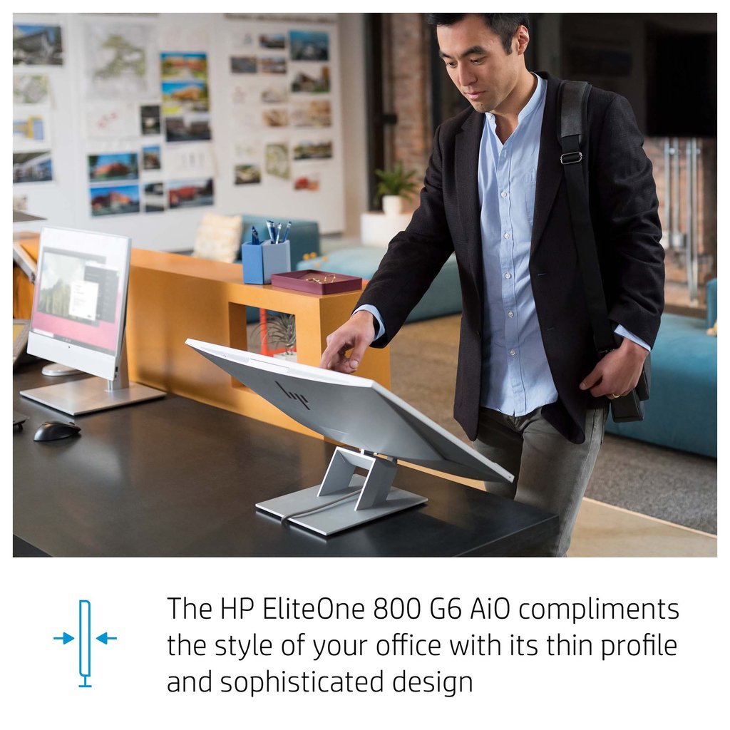 HP EliteOne 800 G6 24inch Intel® Core™ i5 i5-10500 60.5 cm (23.8") 1920 x 1080 pixels Touchscreen All-in-One PC 8 GB - Image 29