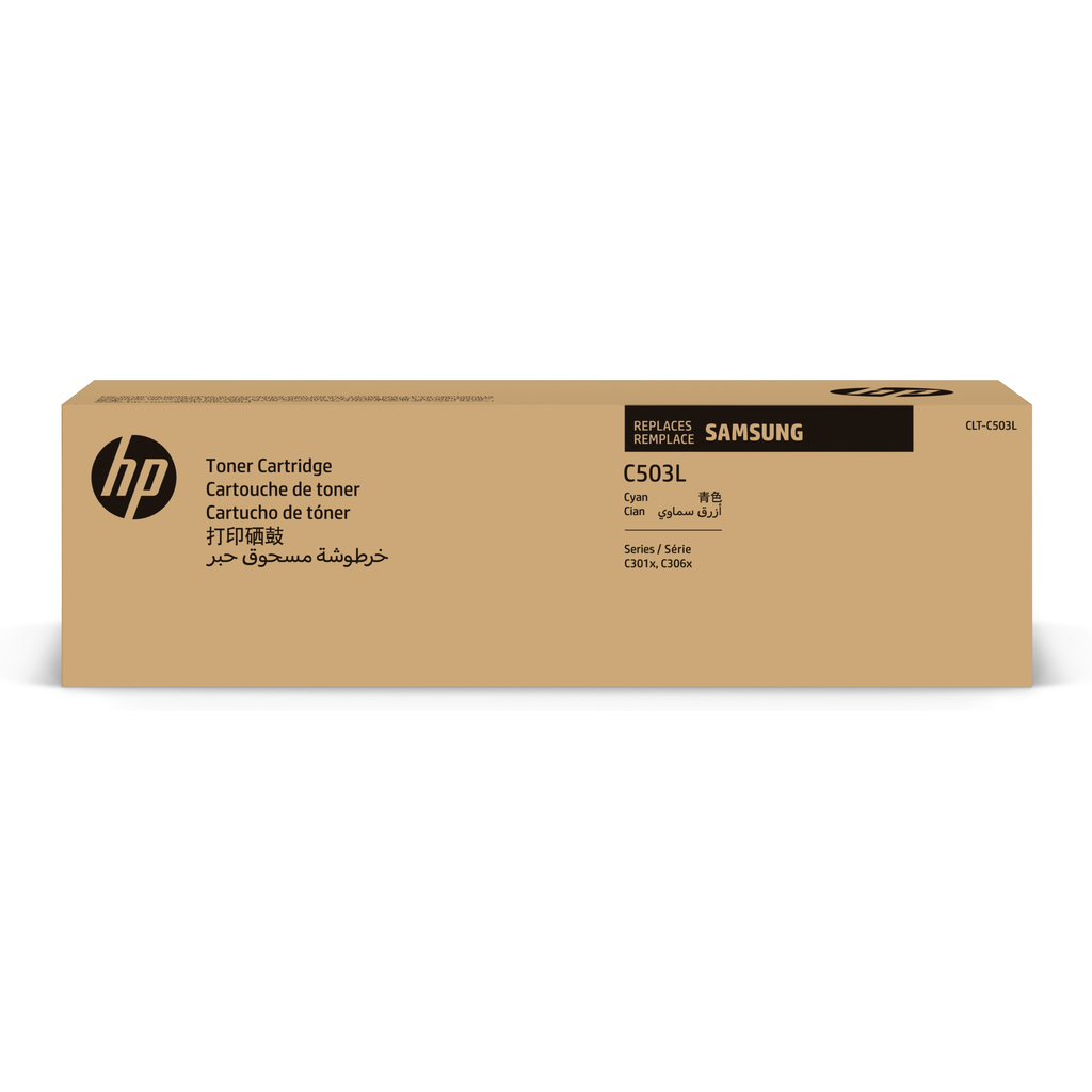 Samsung CLT-C503L High-Yield Cyan Original Toner Cartridge