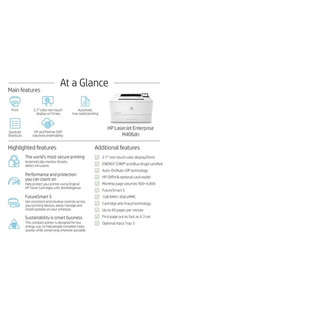 HP LaserJet Enterprise M406dn - Image 11