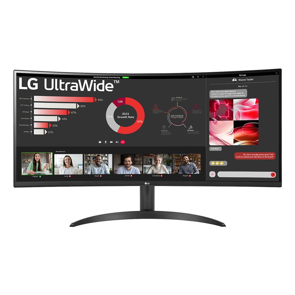 LG 34WR50QK-B computer monitor 86.4 cm (34") 3440 x 1440 pixels Wide Quad HD Black - Image 8