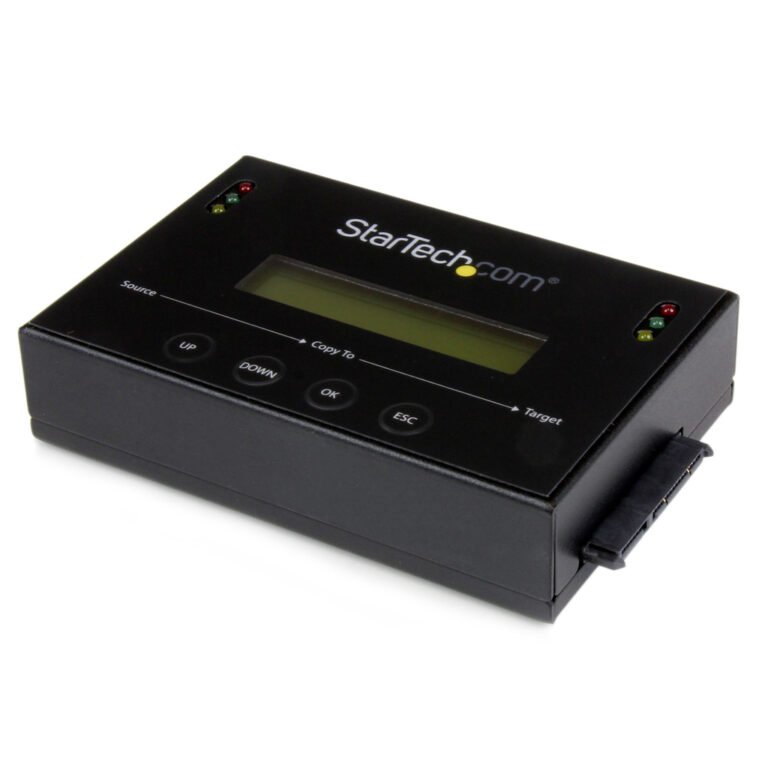 StarTech.com 1:1 Standalone Hard Drive Duplicator with Disk Image Manager For Backup and Restore, Store Several Disk Images on