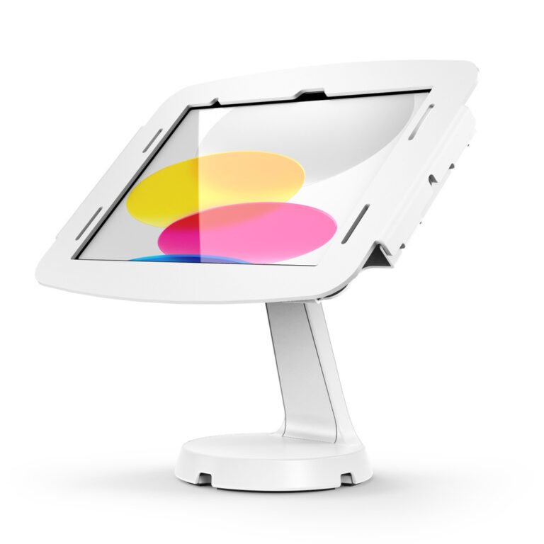 Compulocks iPad 10.9" 10th Gen Space Enclosure Mast Counter Stand - White