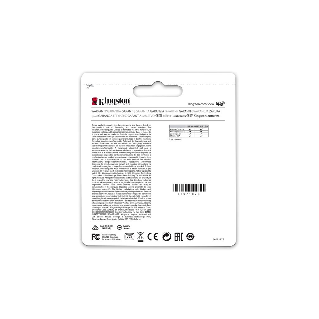 Kingston Technology DataTraveler 128GB Micro 200MB/s Metal USB 3.2 Gen 1 - Image 3