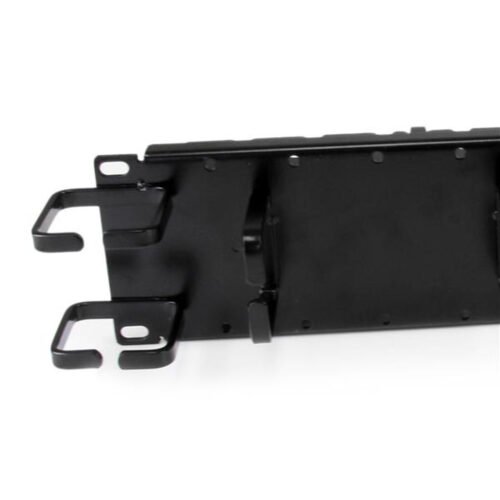 StarTech.com 2U Double-Sided Horizontal / Vertical Cable Management Panel with Finger Duct & D-Ring Hooks - Image 2