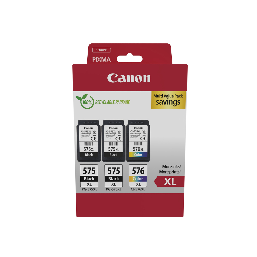 Canon 5437C004 ink cartridge 3 pc(s) Original High (XL) Yield Black, Cyan, Magenta, Yellow - Image 2