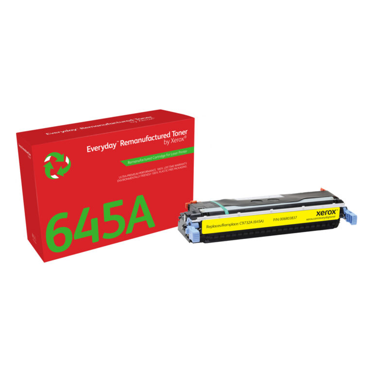 Everyday ™ Yellow Remanufactured Toner by Xerox compatible with HP 645A (C9732A), Standard capacity