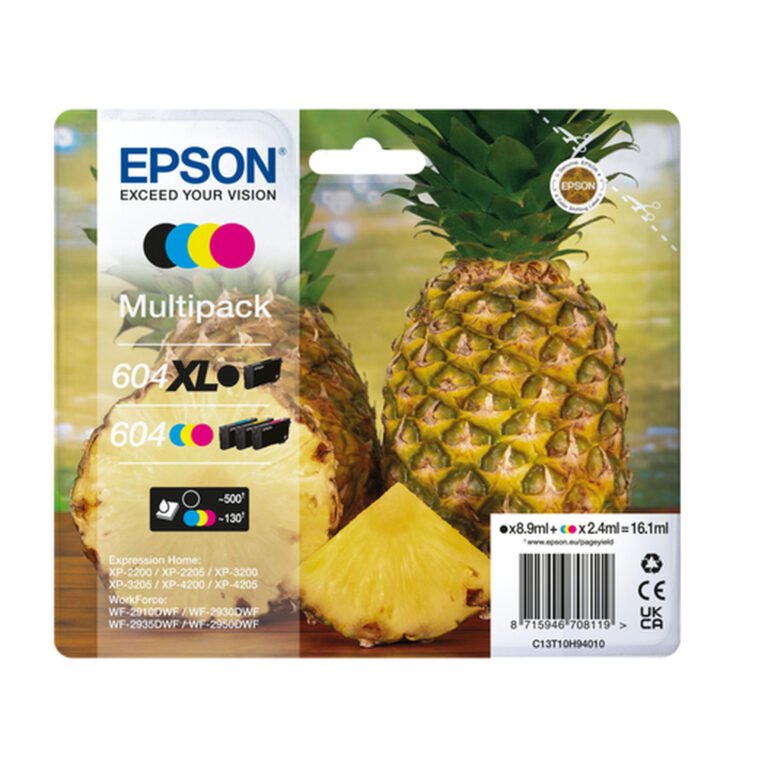 Epson 604XL ink cartridge 4 pc(s) Original High (XL) Yield Black, Cyan, Magenta, Yellow
