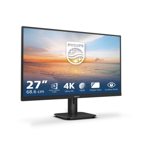 Philips 27E1N1800A/00 computer monitor 68.6 cm (27") 3840 x 2160 pixels 4K Ultra HD LED Black - Image 6