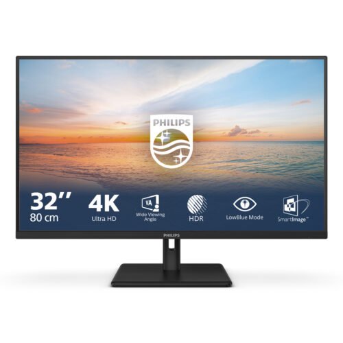 Philips 1000 series 32E1N1800LA/00 LED display 80 cm (31.5") 3840 x 2160 pixels 4K Ultra HD LCD Black - Image 9