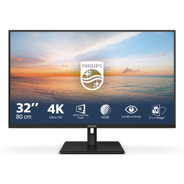 Philips 1000 series 32E1N1800LA/00 computer monitor 80 cm (31.5") 3840 x 2160 pixels 4K Ultra HD LCD Black