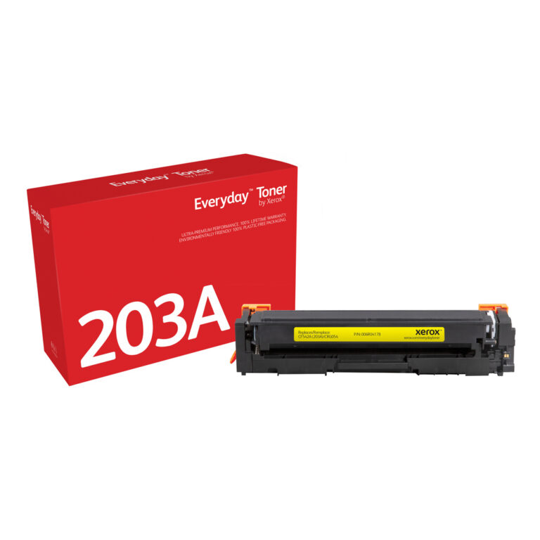 Everyday™ Yellow Toner by Xerox compatible with HP 203A (CF542A), Standard capacity