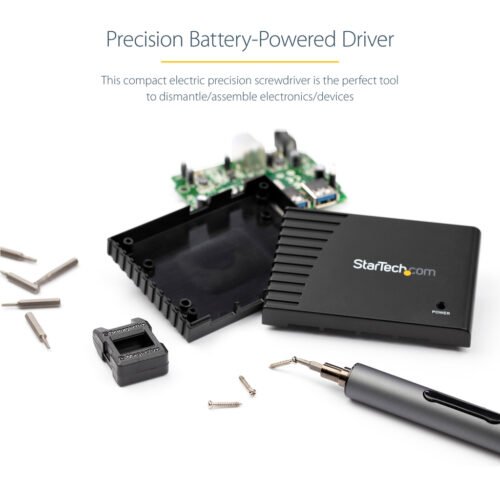 StarTech.com 55-Bit Electric Precision Screwdriver Set - Portable Cordless Battery Powered Bit Driver Kit for Electronic, Lapto - Image 8