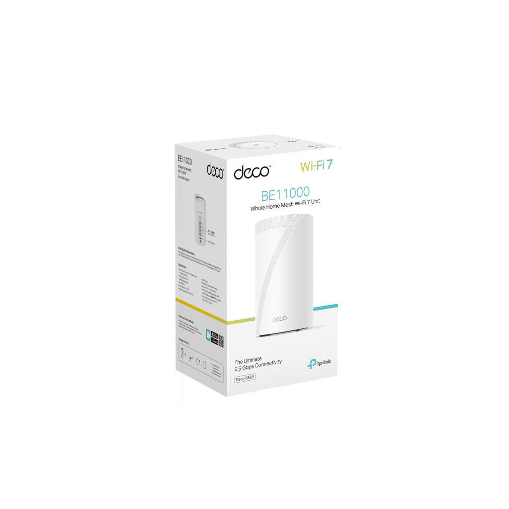 TP-Link Deco BE65 Tri-band (2.4 GHz / 5 GHz / 6 GHz) Wi-Fi 7 (802.11be) White 4 Internal - Image 4