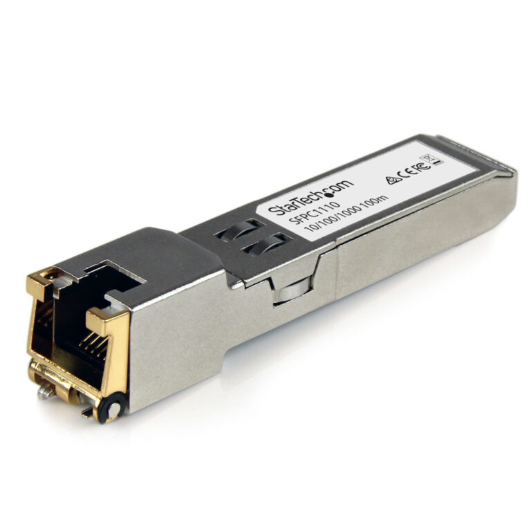 StarTech.com Cisco SFP-GE-T Compatible SFP Transceiver Module - 10/100/1000BASE-TX~Cisco SFP-GE-T Compatible SFP Module - 1000B