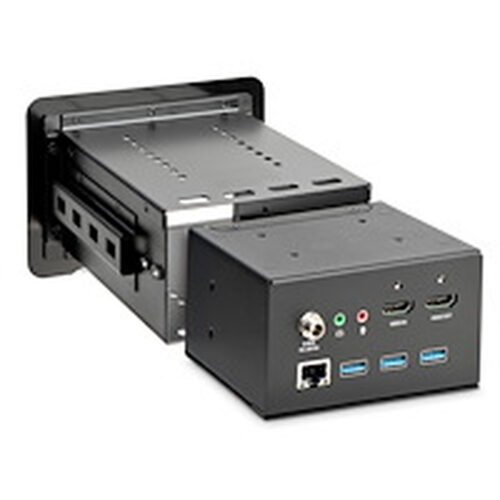 StarTech.com Conference Room Docking Station - Universal Laptop Dock - 4K HDMI, 60W Power Delivery, USB Hub, GbE, Audio - In-Ta - Image 7