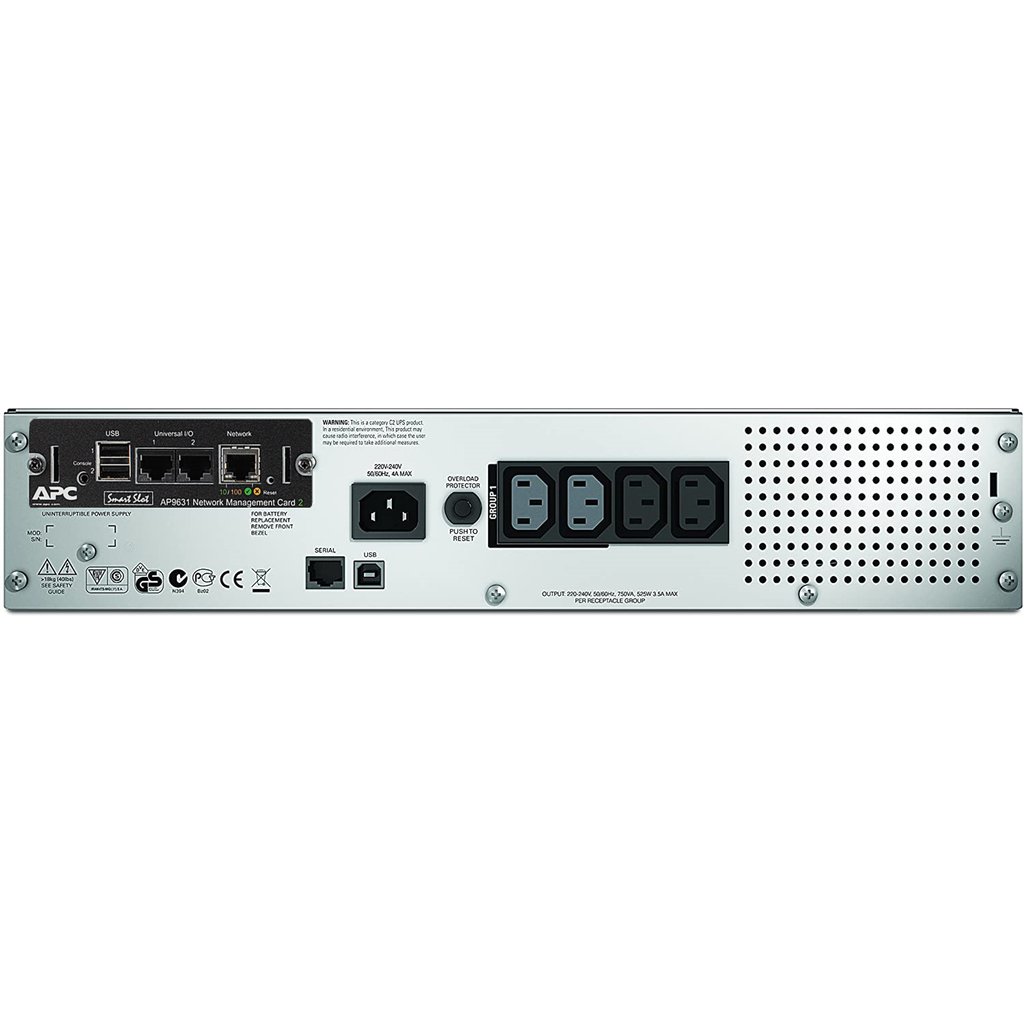 APC Smart-UPS SMT750RMI2UNC - 4x C13, USB, Rack mountable, NMC, 750VA - Image 2