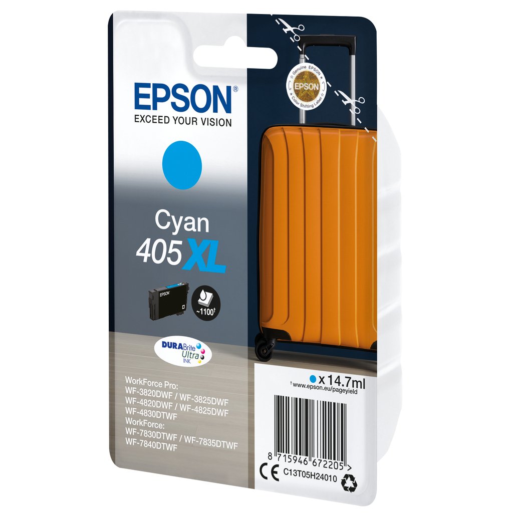 Epson 405XL ink cartridge 1 pc(s) Original High (XL) Yield Cyan - Image 2