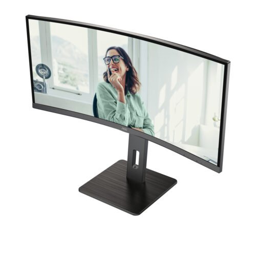 AOC CU34P3CV computer monitor 86.4 cm (34") 3440 x 1440 pixels UltraWide Quad HD LED Black - Image 12