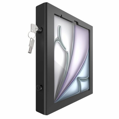 Compulocks iPad Air M2 13" (2024), Apex Enclosure Portable Floor Stand - Black - Image 2