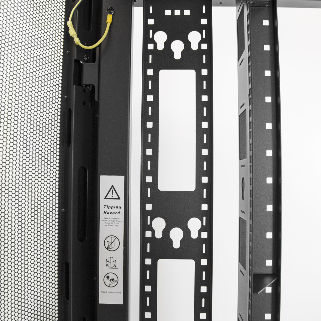 StarTech.com 4-Post 42U Server Rack Cabinet, 19" Data Rack Cabinet for Computer / AV / IT Equipment mount, Rack Server Cabinet - Image 9