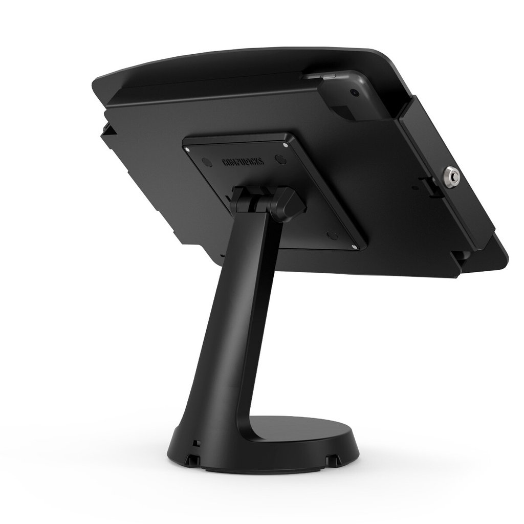 Compulocks iPad 10.2" Space Enclosure Mast Counter Stand - Black - Image 3