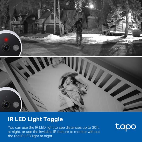 TP-Link Tapo Indoor/Outdoor Wi-Fi Home Security Camera - Image 8
