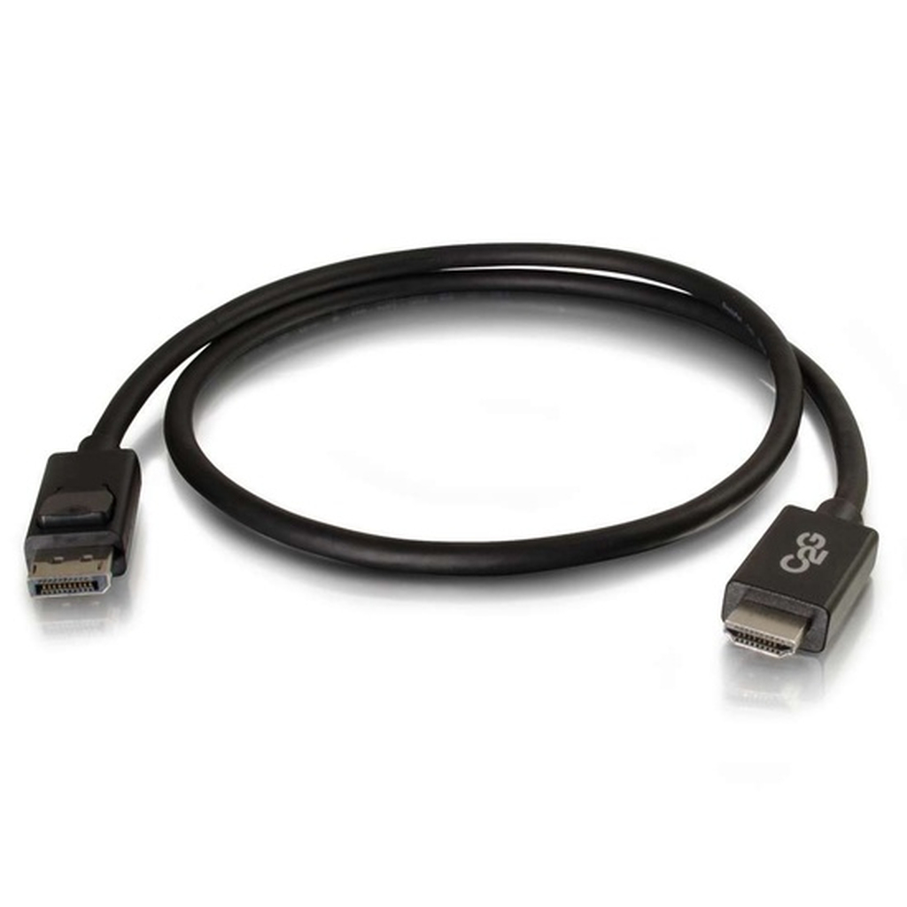 C2G 3m DisplayPort Male to HD Male Adapter Cable - Black - Image 6