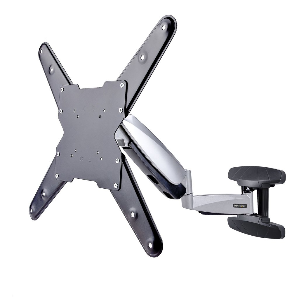 StarTech.com VESA TV Wall Mount, Adjustable Full Motion TV Wall Mount For 23"-55" Displays, Slim TV Mounting Bracket Supports 6