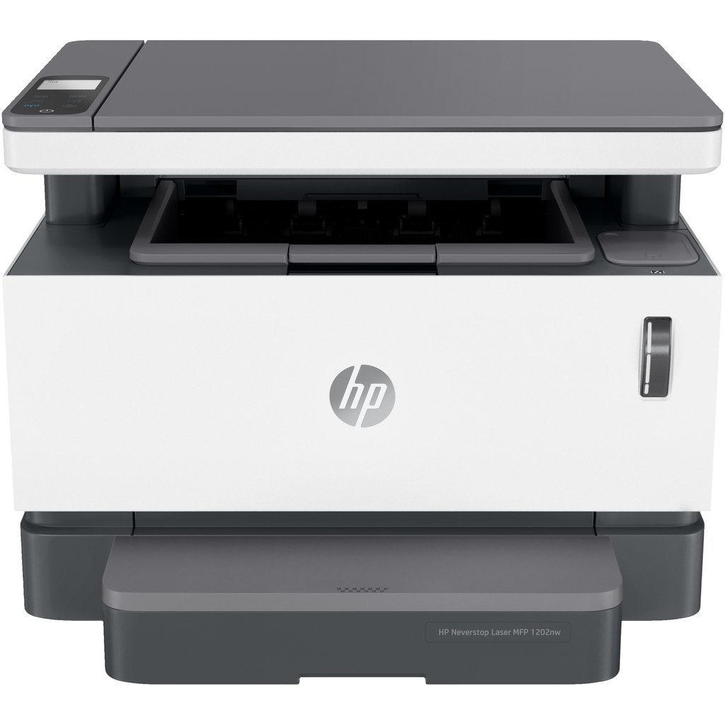 HP Neverstop Laser 1202nw Wireless Multifunction Black and white Printer, Copier, Scanner