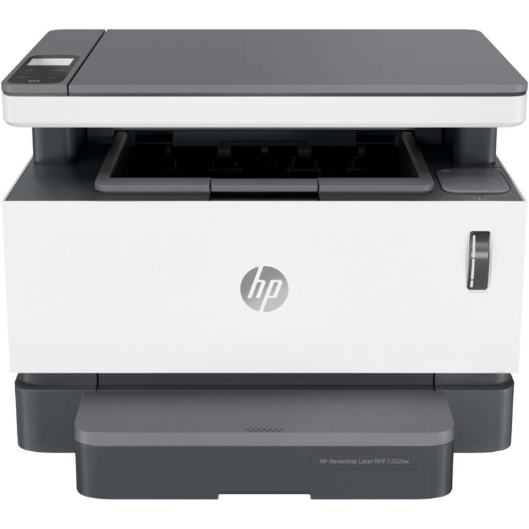 HP Neverstop Laser 1202nw Wireless Multifunction Black and white Printer, Copier, Scanner