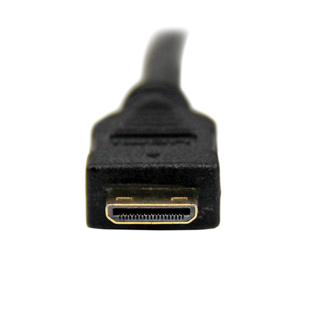 StarTech.com 1m (3.3 ft) Mini HDMI to DVI Cable - DVI-D to HDMI Cable (1920x1200p) - 19 Pin HDMI Mini Male to DVI-D Male - Digi - Image 4