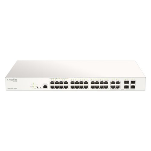 D-Link 28-Port Gigabit PoE+ Nuclias Smart Managed Switch including 4x 1G Combo Ports, 370W - Image 3