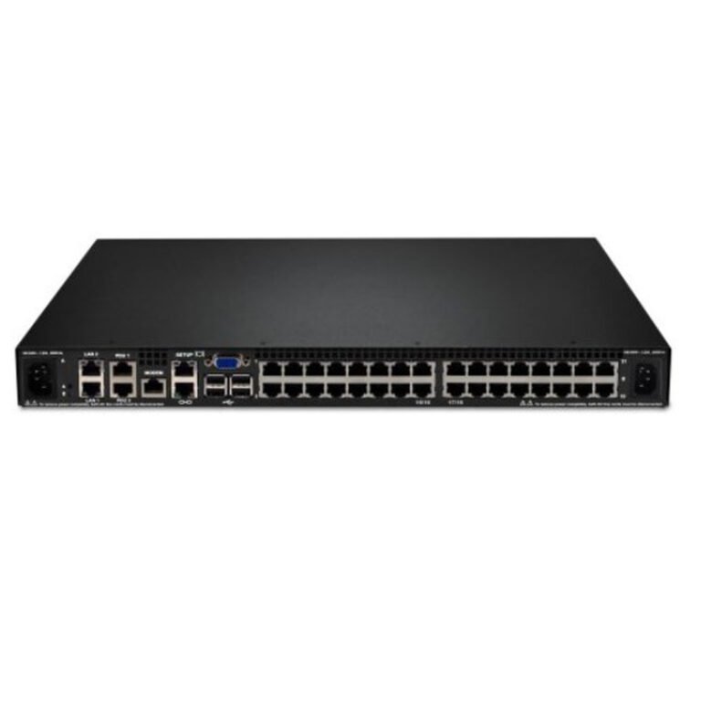 Lenovo 1754D2X KVM switch Rack mounting Black