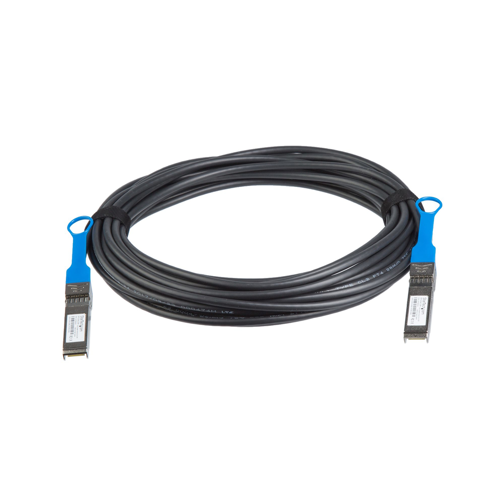 StarTech.com MSA Uncoded Compatible 10m 10G SFP+ to SFP+ Direct Attach Breakout Cable Twinax - 10 GbE SFP+ Copper DAC 10 Gbps L - Image 3