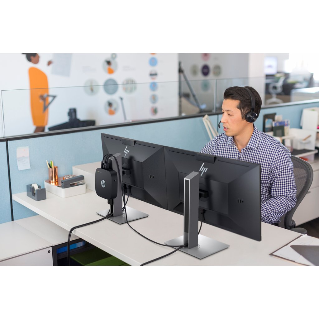 HP Chromebox G3 Intel® Core™ i7 i7-10610U 8 GB DDR4-SDRAM 128 GB SSD ChromeOS Mini PC Black - Image 9