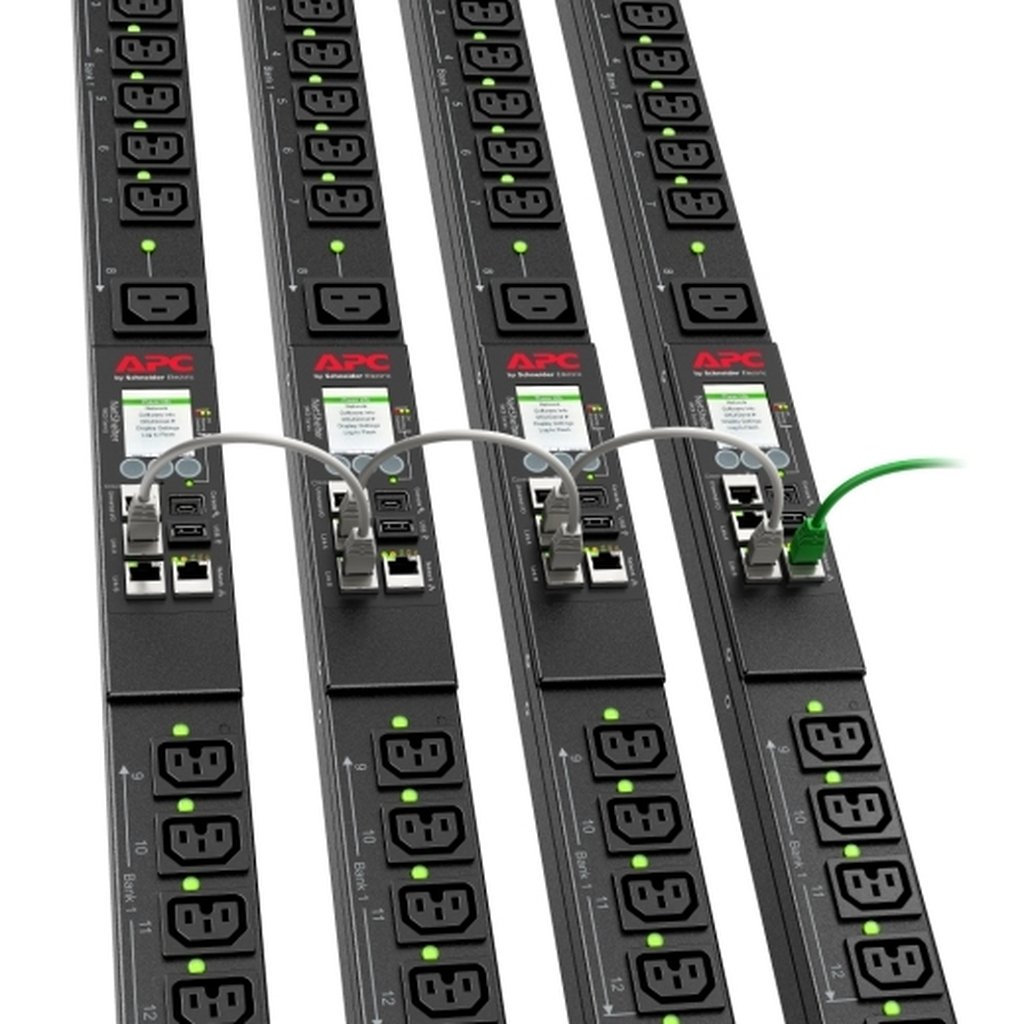 APC Rack PDU, 9000 switched, 0U, 30A, 200V and 208V, 21 C13 and C15, 3 C19 and C21 sockets - Image 2
