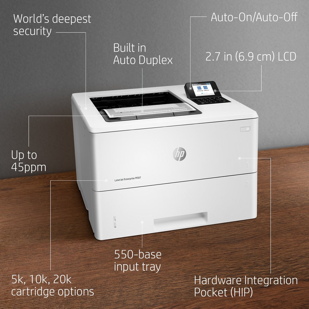HP LaserJet Enterprise M507dn - Image 8