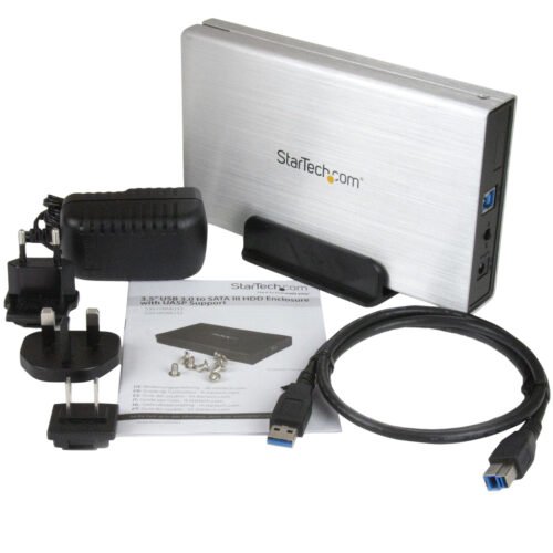 StarTech.com Hard Drive Enclosure for 3.5in SATA Drives - USB 3.0 - Image 4